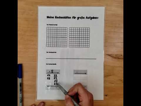 Zehnerübergang mit Rechentabelle - YouTube