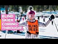 How I Ski As A Blind Woman! (live skiing footage)