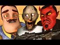 ГРЕННИ против ПРИВЕТ СОСЕД 2 (Granny vs Hello Neighbor АНИМАЦИЯ)