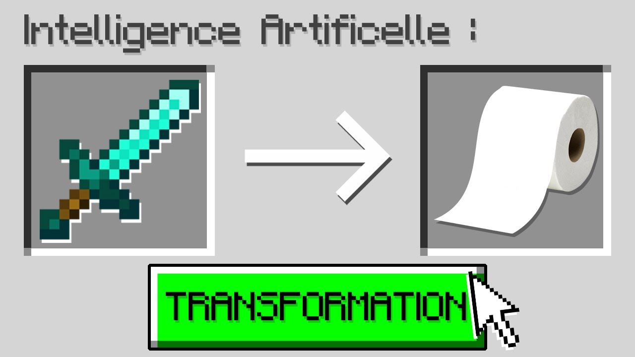 J'ai laissé une Intelligence Artificielle créer les Items de Minecraft