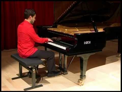 Jean-Philippe Sylvestre piano, Bach prélude et fugue No. II livre 1