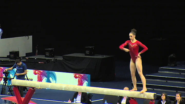 Catherine Lyons - GOLD - Beam - 2015 British Gymna...