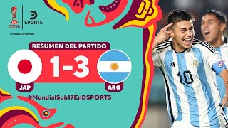 Thumbnail for #ARGENTINA VENCIÓ A #JAPÓN CON GOLES DE #ECHEVERRI #ACUÑA Y #RUBERTO | Japón 1–3 Argentina | Resumen
