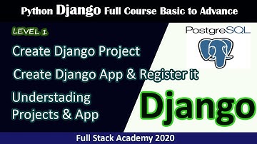 Python Django Tutorial in Hindi / Urdu  | Learn How to Create Project and App in Django