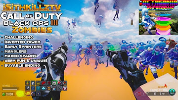 Octagonia is such a fun & challenging inverted tower w/maxed spawns & manglers! - Bo3 custom zombies