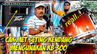 CAK MET SETING KENDANG MEMAKAI AMPLI KENDANG KB300