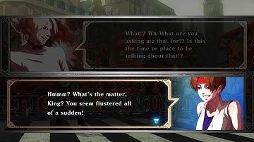 King of Fighters 13 King arcade dialogue