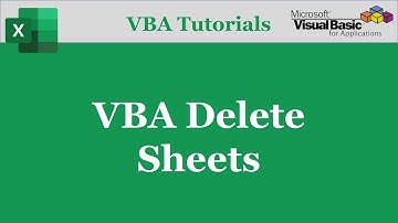 VBA To Delete Worksheet | Excel VBA Tutorials | Part-06