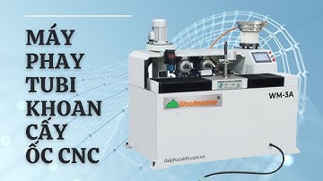 Máy Phay Tubi Khoan Cấy Ốc CNC Woodmaster WM-3A