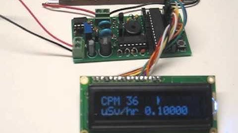 Geiger Kit + Display (prototype PCB)