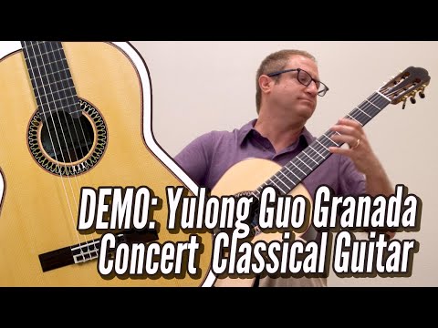 New Video! DEMO: Yulong Guo Granada – All Solid, Concert level Classical Guitar – 2022 | Calido Guitars