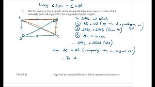 Year 10 5.3 Geometry 3  - Using congruence to investigate quadrilaterals