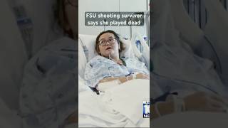 The survivor of Thursday’s shooting at #FSU says she played dead in order to survive. #shorts