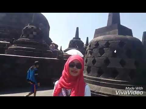 This is my hijab traveler😍😘 Borobudur temple😊😉😉 This is my hijab traveler😍😘 Borobudur temple😊😉😉