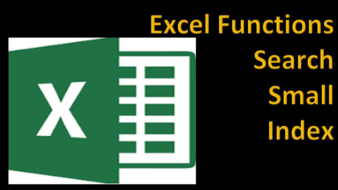 excel-tutorial-search-small-function-with-index-to-find-unique-items-record-in-excel