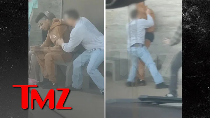 Police Officers Throw Blueface Against Wall In Att...