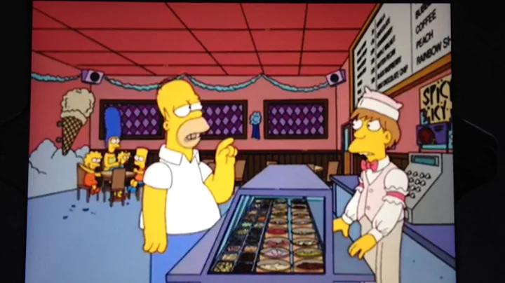 The Simpsons: Homer buys the 1,000,000th Ice cream cone