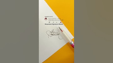 Mehek Signature Design | How To Sign The Letter M #shorts