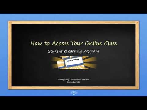 How to Access Your Online Class