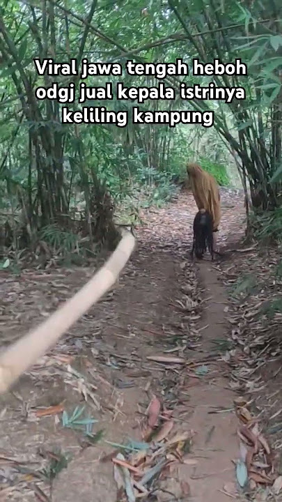Viral odgj bawa kepala istri keliling kampung