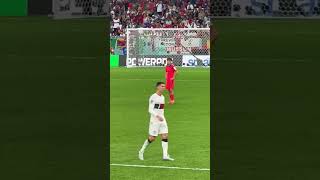 غضب كريستيانو رونالدو لحظة تبديله أمام منتخب كوريا الجنوبية، في كاس العالم قطر 2022