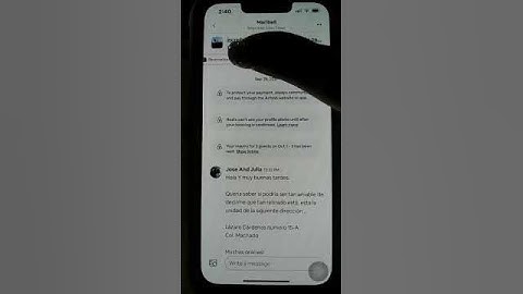 How to access airbnb check-in details