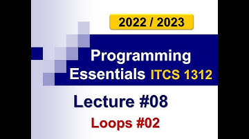 Java Programming Lecture #08