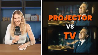 Can a 100" TV replace a projector? Direct comparison of mini-led and high end JVC PJ!