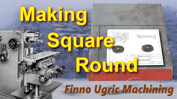 How to turn a square stock into round object