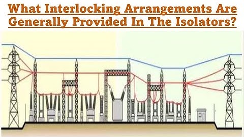 63-xxi) What interlocking Arrangements Are Generally Provided in the Isolators??