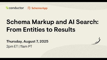 Schema Markup and AI Search: From Entities to Results
