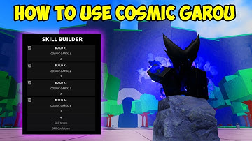 How to Use SKILL BUILDER COSMIC GAROU in TSB!!! (Custom Moveset)
