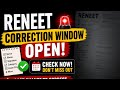 NTA Reopened Correction Window | Address &amp; Exam City Change Allowed #reneet #neet #nta 