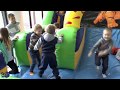 Играем на батуте # Children&#39;s trampoline