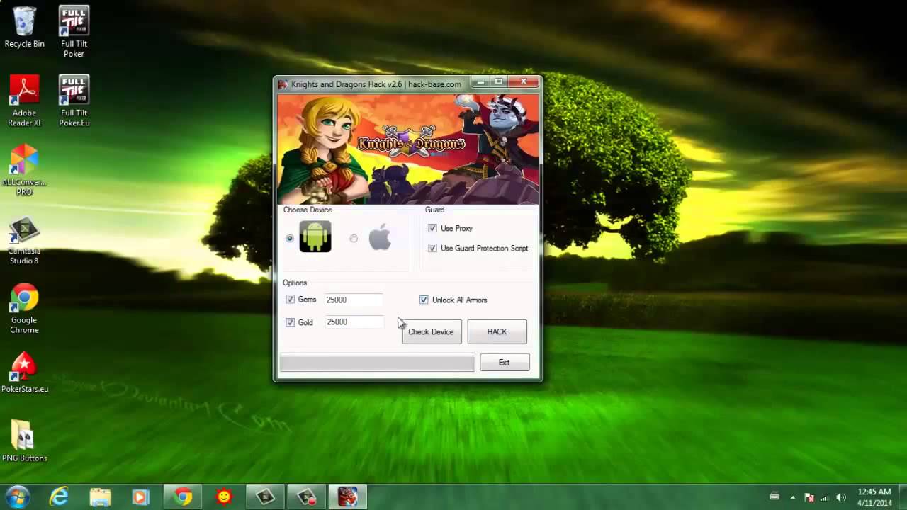 knights and dragons hack root browser