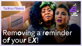 Drag Queen Fixes A Tattoo Done By An Ex-Girlfriend Tattoo Fixers