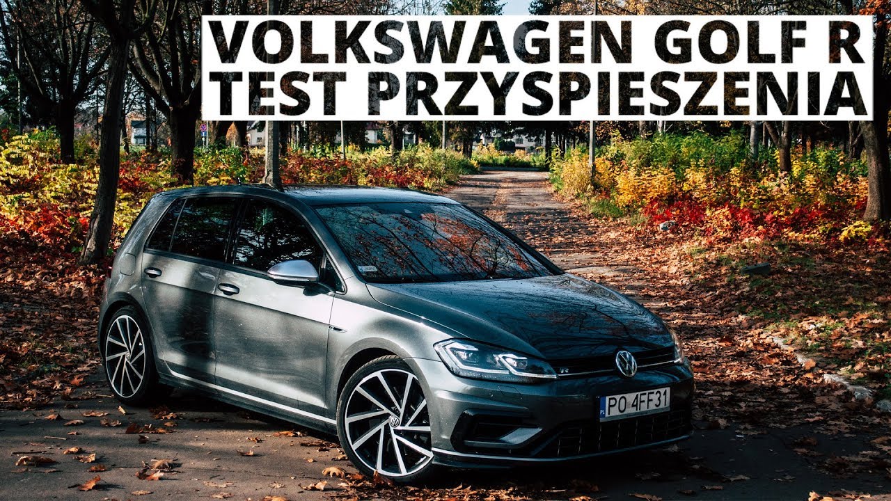 Volkswagen Golf R 2.0 TSI 310 KM (AT) - acceleration 0-100 km/h - YouTube