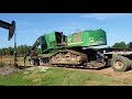 Peterbilt heavy hauling- Moving my loader to a new job