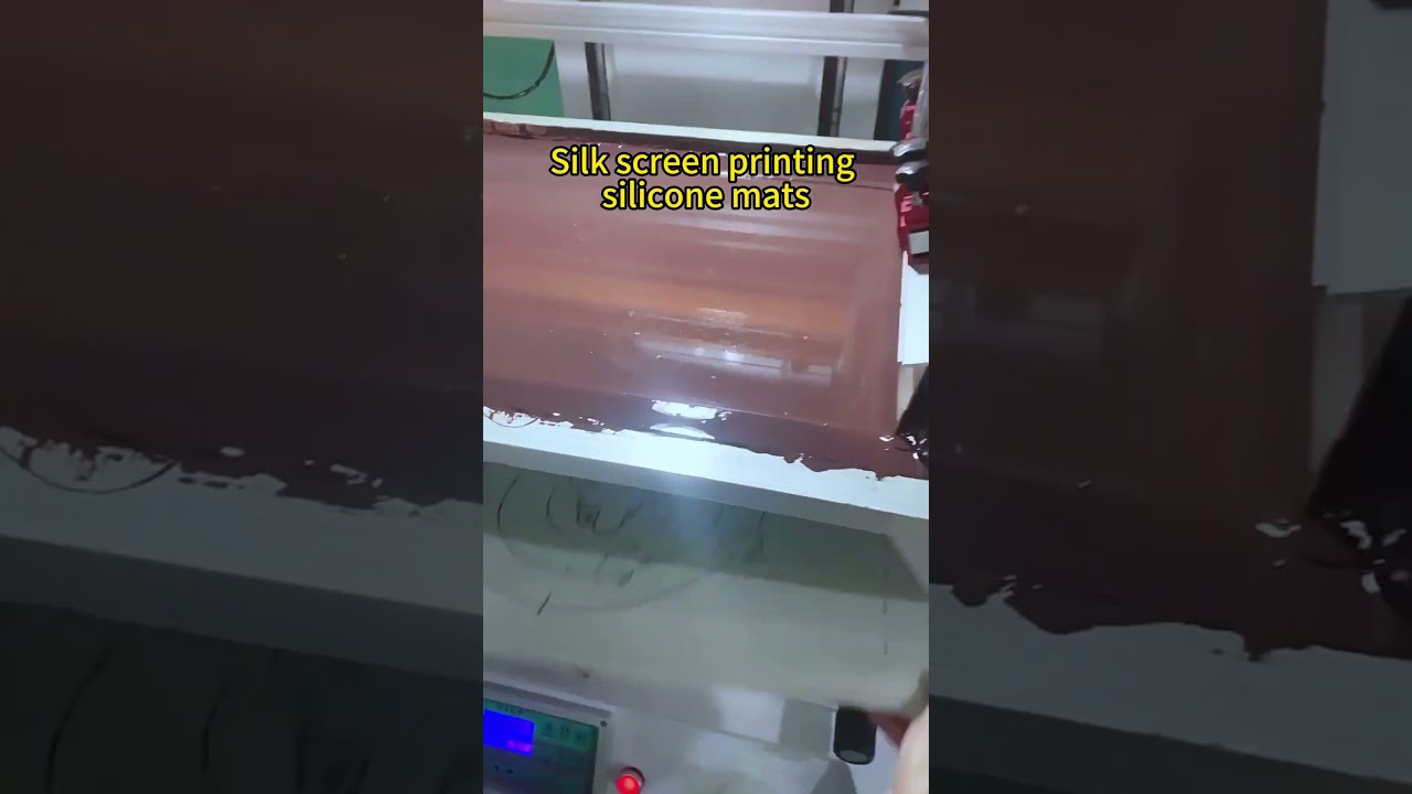 Silk screen printing silicone mats 