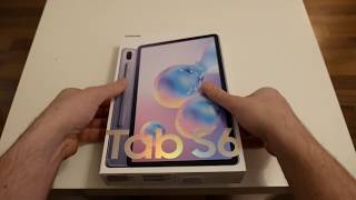 Samsung Galaxy Tab S6 Unboxing, Einrichtung und erster Eindruck