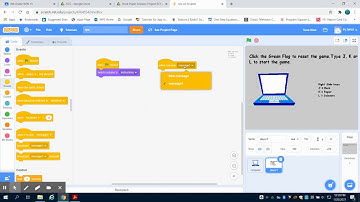 Rock Paper Scissors Overview, Screen Set up & Variables in Scratch ECS Video 1