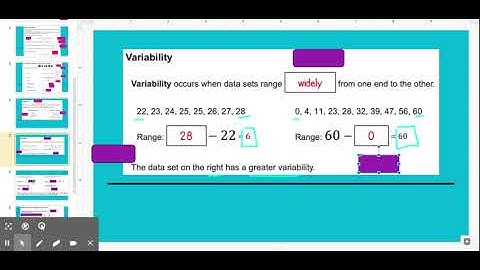 Summarize Data Guided Notes - Google Slides