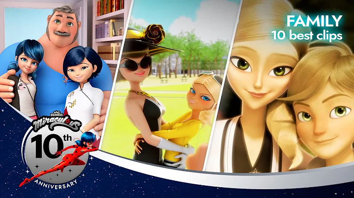 MIRACULOUS | 🔝 FAMILY 🐞 | Best clips from Season 1 to 6 | 10th anniversary ⭐️