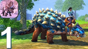 Dino Tamers - Jurassic Riding MMO - Gameplay Walkthrough Part 1 (Android, iOS Game)