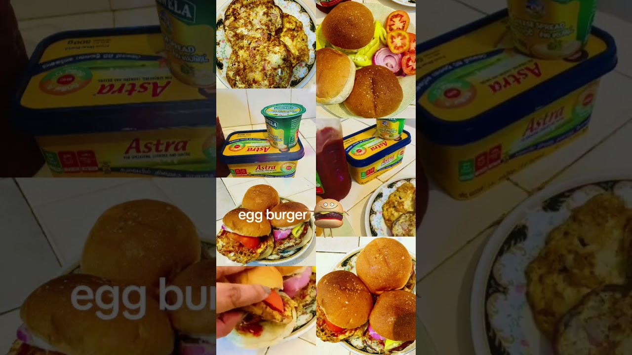 egg burger recepie 👩‍🍳