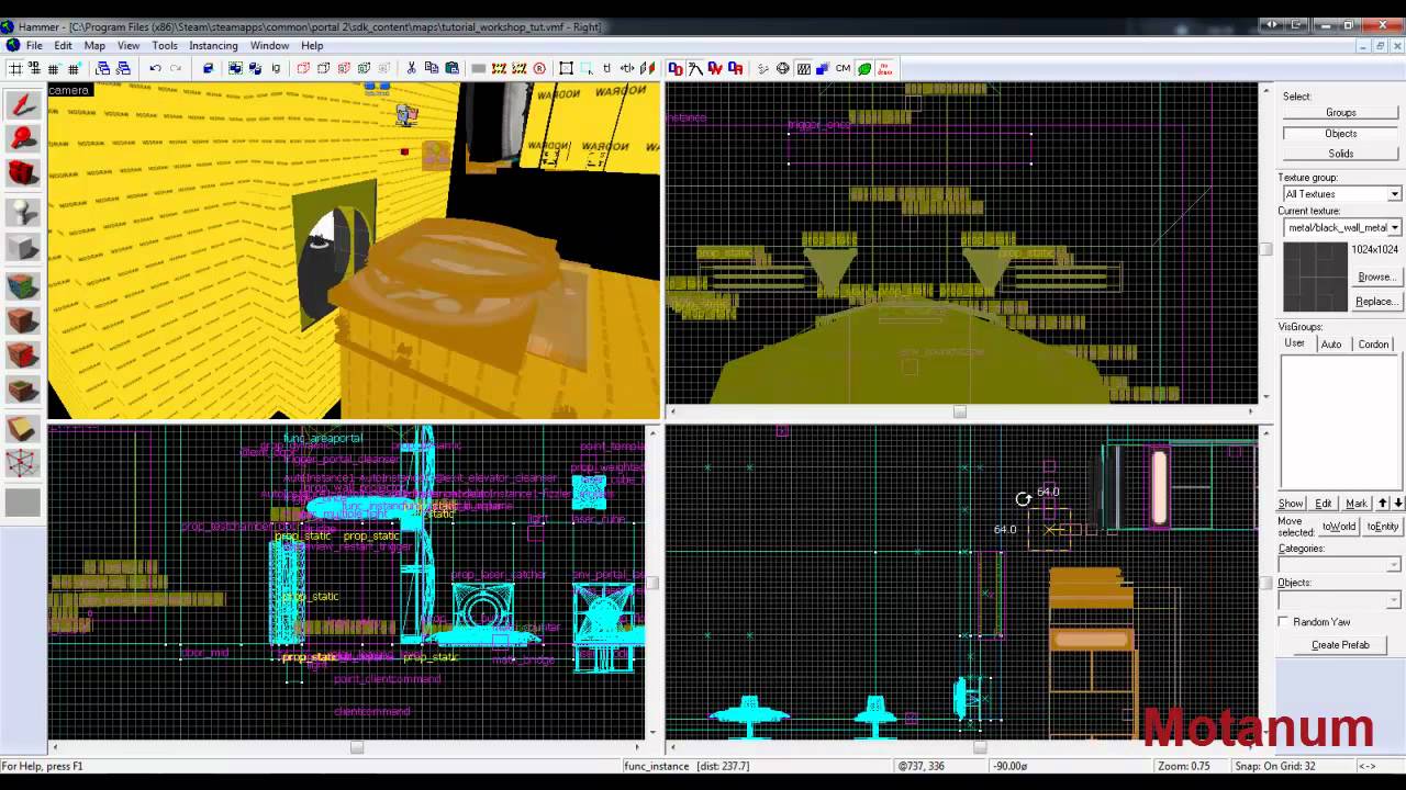 Hammer Tutorial - Workshop Integration for Portal 2 - YouTube