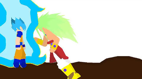 SSJ5 GOKU VS SSJ4 BROLY