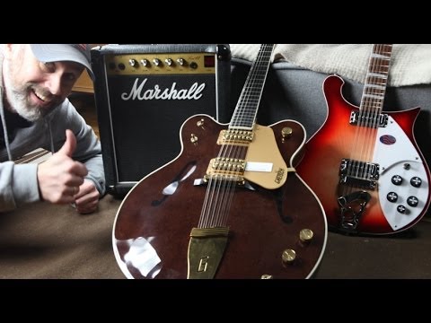 12-string Shootout - Rickenbacker 620/12 Vs Gretsch Country Gentleman 12