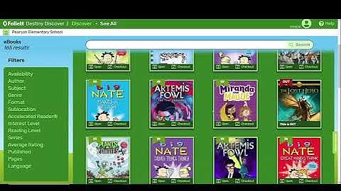 Follett Destiny Discover eBook Tutorial