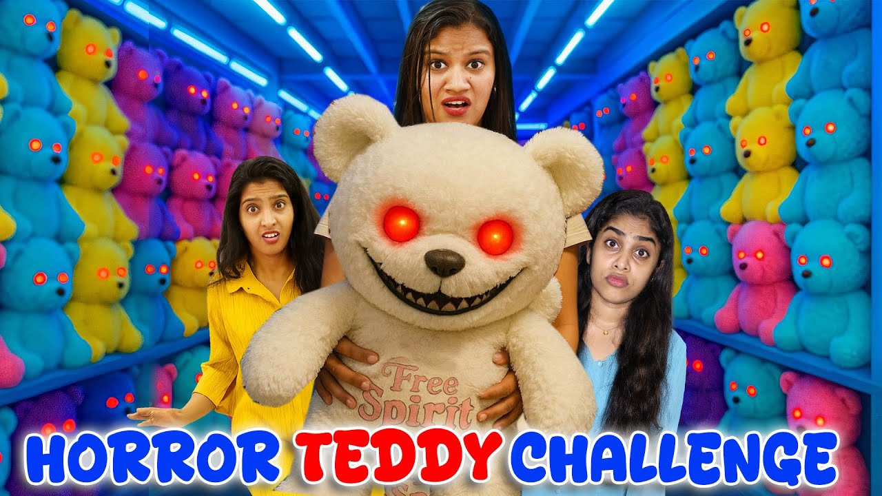 HORROR TEDDY CHALLENGE 😱 | MOST CREEPY CHALLENGE 😰 | PULLOTHI